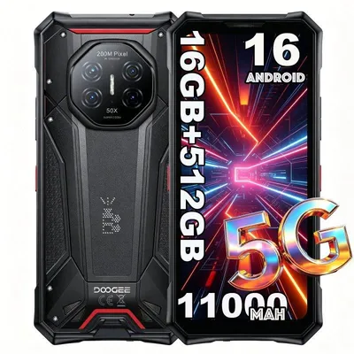 Doogee S300 Pro 5G 16GB Schwarz 512GB 6,78" Outdoor Smartphone
