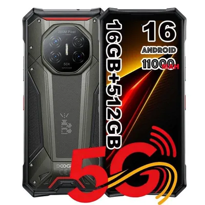 Doogee S300 Pro 5G 16GB 6.78" 512GB Schwarz 11000mAh
