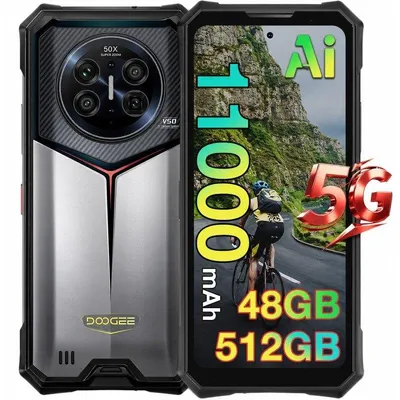 Doogee V50 5G 12GB 6,78" Grau 512GB 200MP Kamera