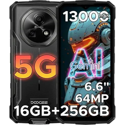 Doogee Fire 7 5G 4GB 256GB 6.6" Schwarz