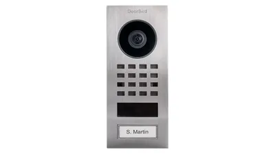 DoorBird Smart Home IP Video Türstation D1101V Aufputz, Edelstahl V2A, mit WLAN