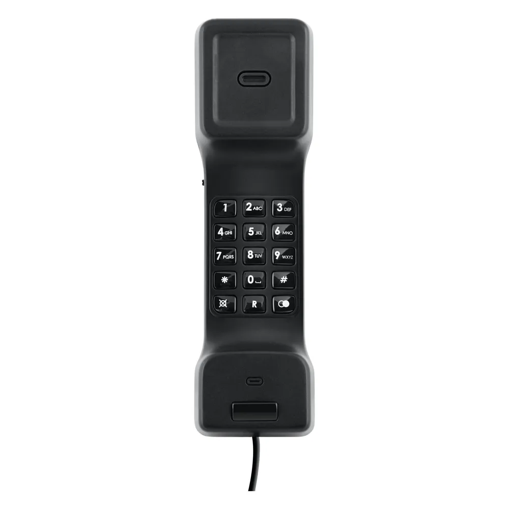 Doro 901c - Analoges Telefon - Kabelgebundenes Mobilteil - Schwarz