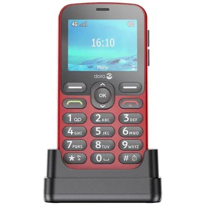 Mobiltelefon Doro 1880 4G 2.4" Rot