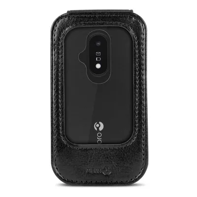Funda para móvil Doro 7988 Leder Schwarz für Modelle 6040 6060 6820 6880 7030 7080