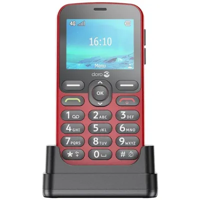 Mobiltelefon DORO 1880 Rot 2.4 Zoll Bluetooth 1000 mAh Single SIM