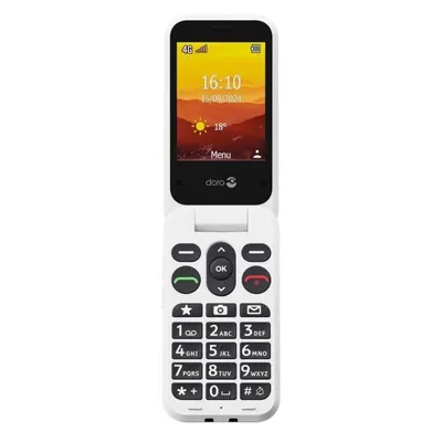 Klapp-Handy Doro Leva L21 4G 64MB 128MB 2.8" Schwarz Weiß