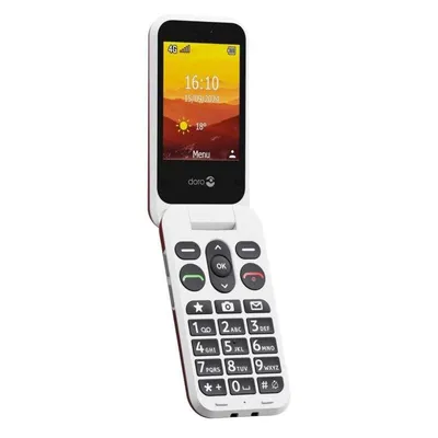 Klapp-Handy Doro Leva L31 4G 64MB 128MB 2.8" Rot Weiß