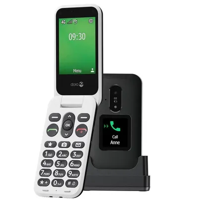Doro Leva E30, Schwarz/Weiß Handy