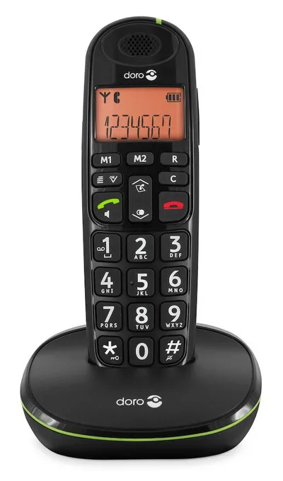 PhoneEasy 100w Schwarz Schnurloses Telefon