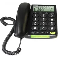 PhoneEasy 312cs Schwarz Schnurgebundenes Telefon