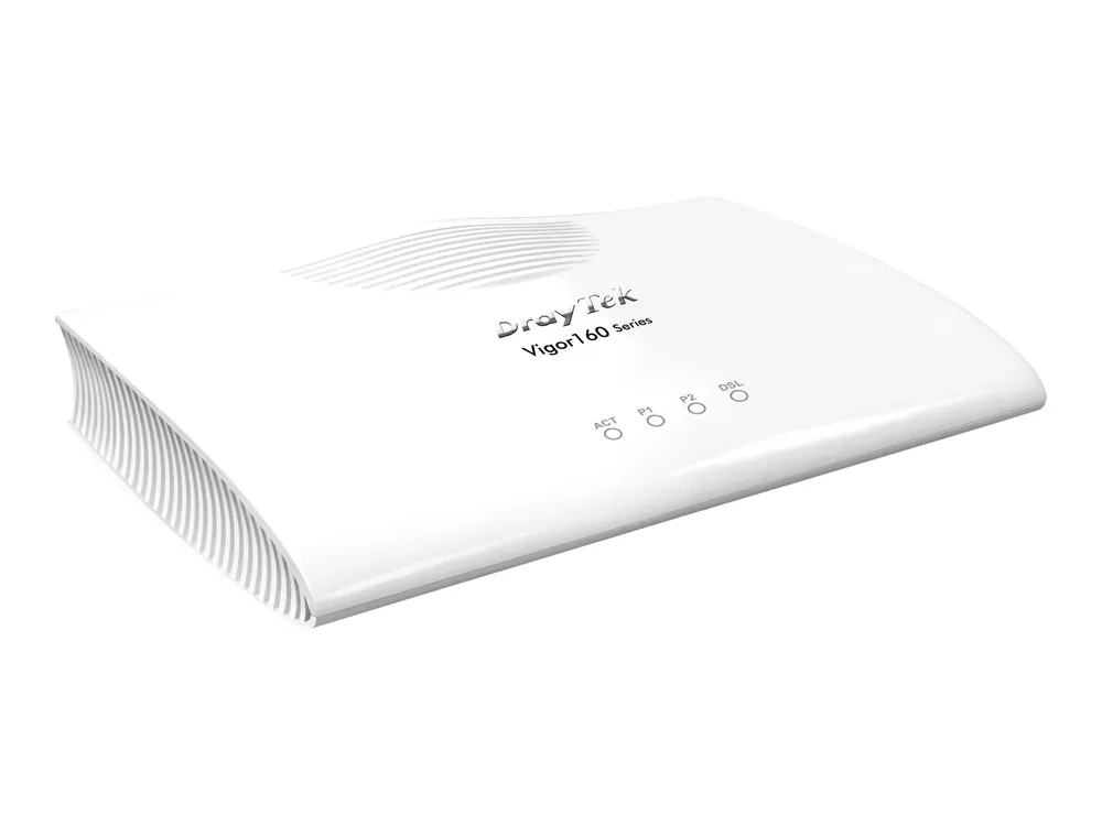 Draytek Vigor 167 VDSL2 Super Vectoring Modem, Weiß, 2-Port