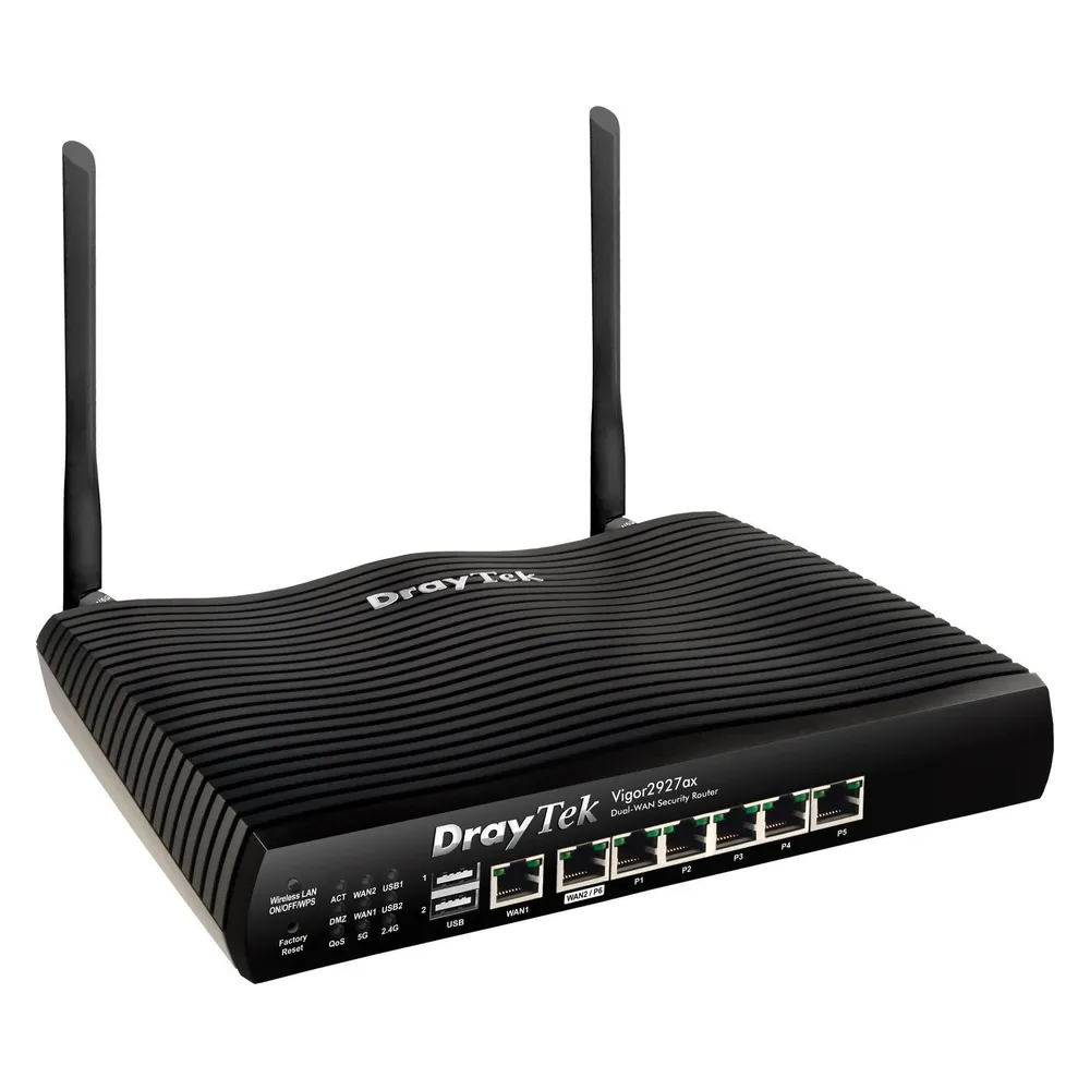 DrayTek Vigor 2927ax Wireless Router Switch mit 6 Ports