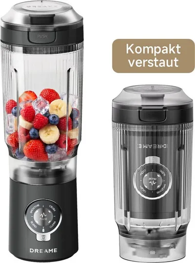 Dreame Akku-Smoothie-Maker PortFresh Portable Blender, 120 W, USB-C, Akku, kompakt, mobil