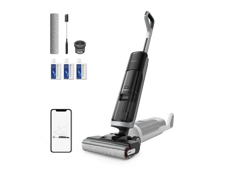 Dreame Nass-Trocken-Sauger Dreame H14 Pro Tangle Cut mit 18.000 Pa Saugkraft, 400 W, Flexible und gründliche 180° Reinigung