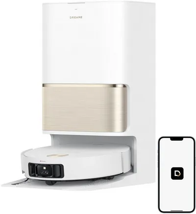 Dreame Saugroboter mit Wischfunktion L50 Pro Ultra, 600 W, 19500Pa Saugkraft, Vollautomatische Basisstation, Reinigung bei 75° C