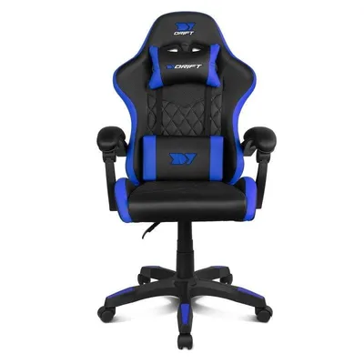Gaming Stuhl Drift DR35 Schwarz Blau Ergonomisch PU Schaumstoff 100 kg