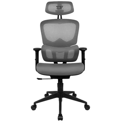 Drift AIR200 Ergonomischer Gaming-Stuhl, atmungsaktiver Stoff, grau