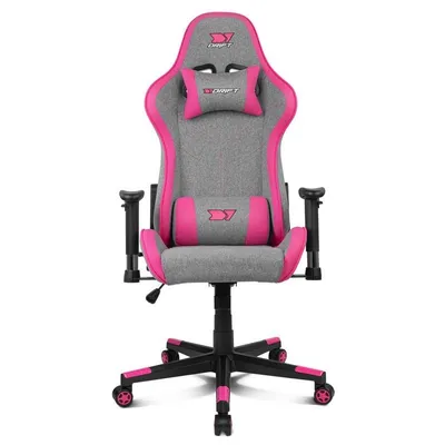 Drift DR90 Pro Gaming Stuhl Grau/Rosa