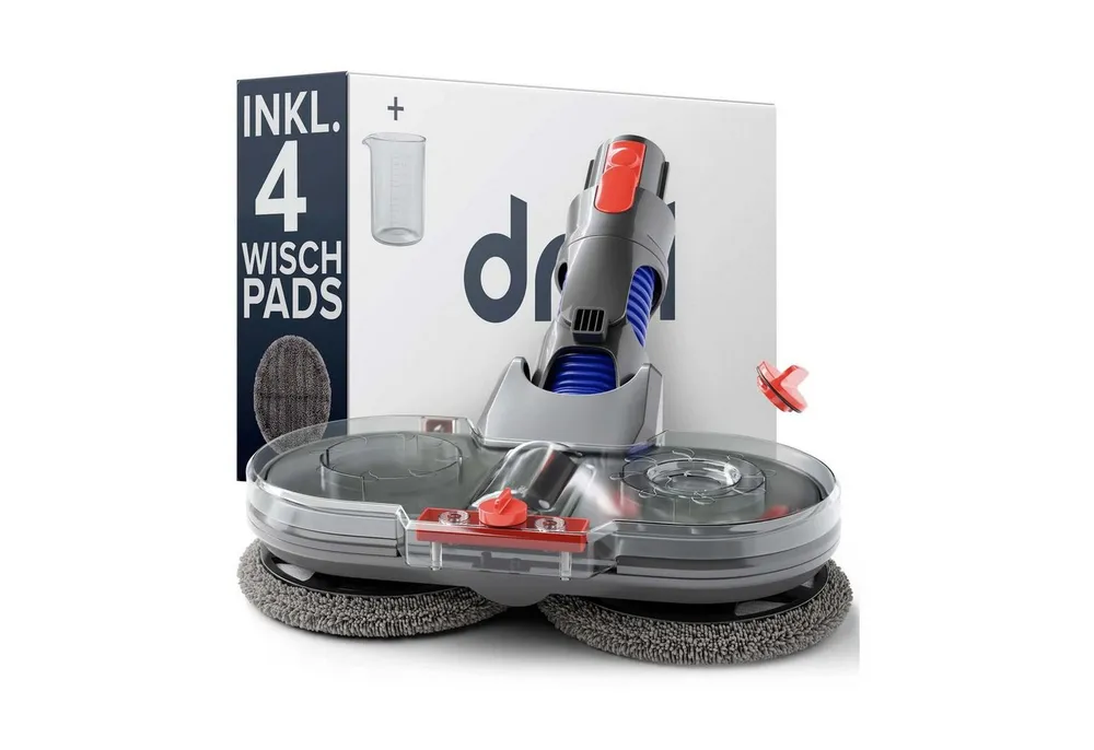 Dripl Bürsteneinheit Elektrischer Wischaufsatz, Zubehör für Dyson V7/ V8/ V10/ V11/ V12/ V15