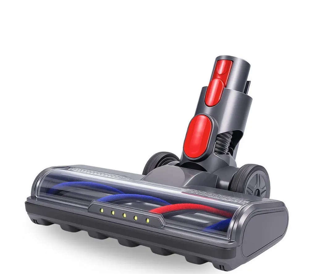 Dripl Bürsteneinheit LED Bürste, Zubehör für Dyson V7/ V8/ V10/ V11/ V15, mit 5 LED, passend für Dyson Staubsauger