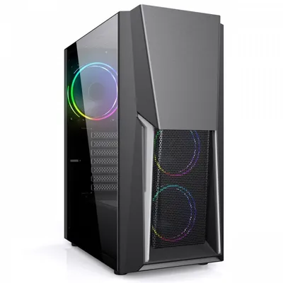 Droxio Burner RGB gehärtetes Glas USB 3.0 schwarz
