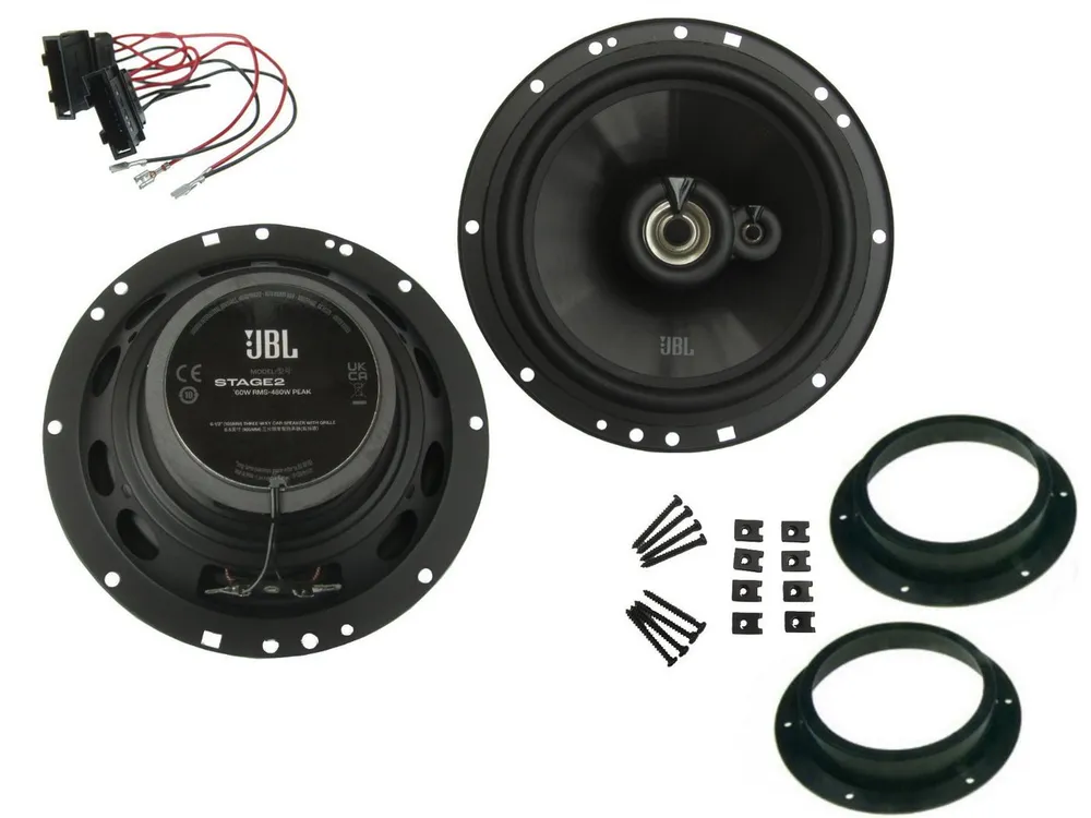 DSX JBL 3 Wege Lautsprecher für VW Caddy III 2K Bj 03–15 Tür vorne 480 W Auto-Lautsprecher (60 W)