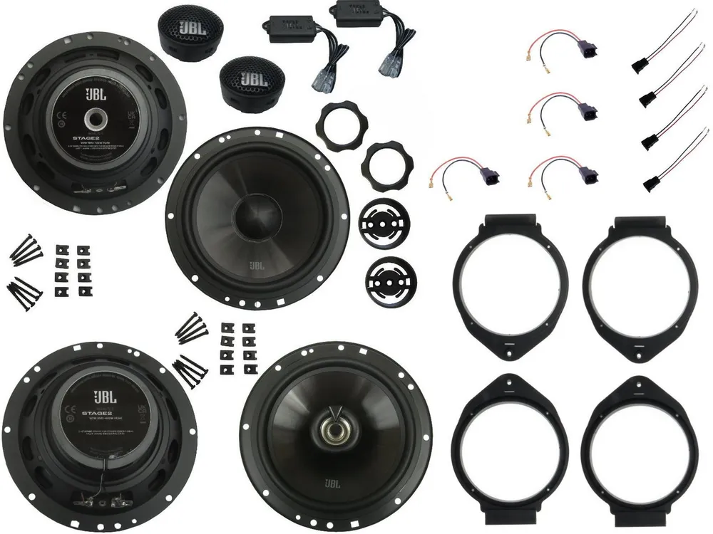 DSX JBL Lautsprecher Set für Opel Astra J Bj 09-15 Tür Vorne hinten 1200 W Auto-Lautsprecher (150 W)
