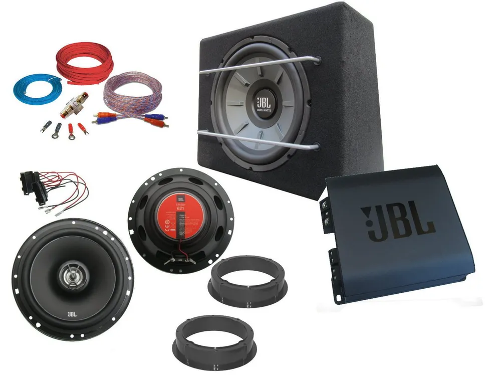 DSX JBL Set für VW UP ! Lautsprecher Subwoofer Verstärker Kabel Auto-Lautsprecher (1775 W)