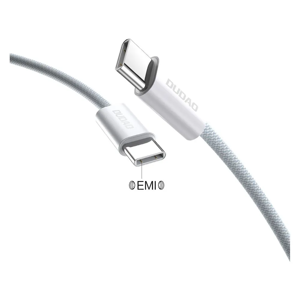 Dudao L6C USB-C to USB-C 60W PD 2m hvid