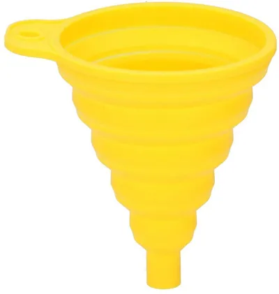 DUNLOP Trichter, faltbar, gelb