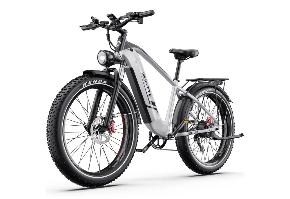 DUOTTS E-Bike Cityrad F26lite Pedelec Damen u. Herren 48V 864Wh 100km 20x4,0 Elektrisches, 7 Gang Shimano Schaltwerk, Kettenschaltung, Heckmotor, 864 Wh, Fat-Tire E-Mountainbike