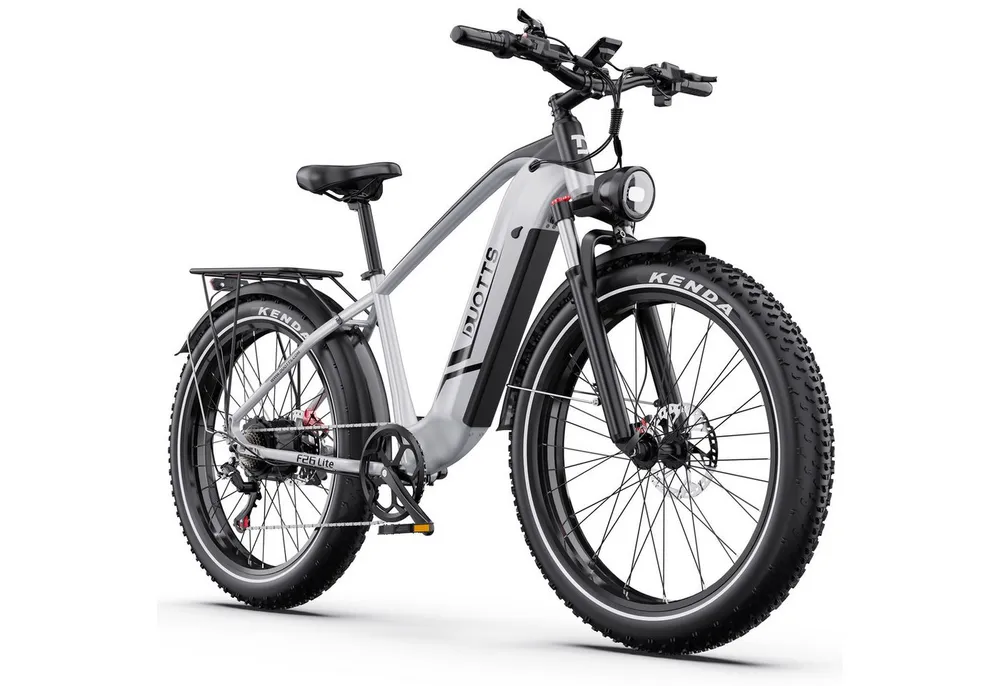 DUOTTS E-Bike Cityrad F26lite Pedelec Damen u. Herren 48V 864Wh 100km 20x4,0 Elektrisches, 7 Gang Shimano Schaltwerk, Kettenschaltung, Heckmotor, 864 Wh, Fat-Tire E-Mountainbike