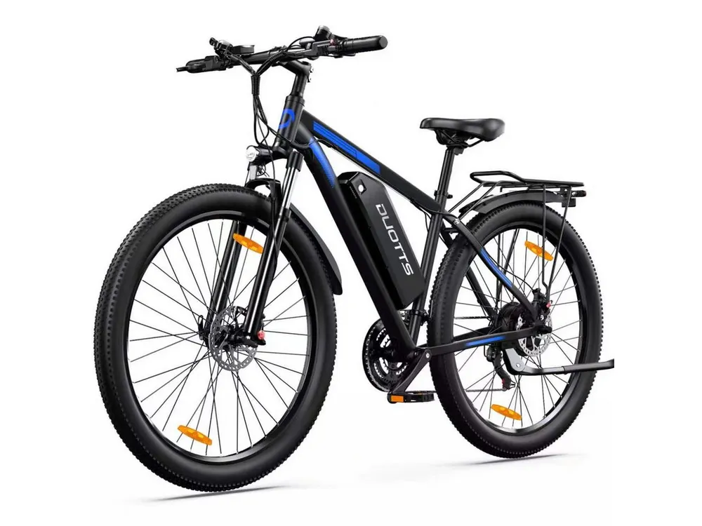 DUOTTS E-Bike Mountainbike 29 Zoll E-Fahrrad Damen u. Herren 720WH Pedelec 48V 15AH 110 km E-MTB, Kettenschaltung, Heckmotor, 720 Wh, (Beleuchtungsset mit Batterieladegerät, Batterieschlüssel, Werkzeug), E-Bikes mit hydraulischen Bremsen, Federgabel & App-Steuerung