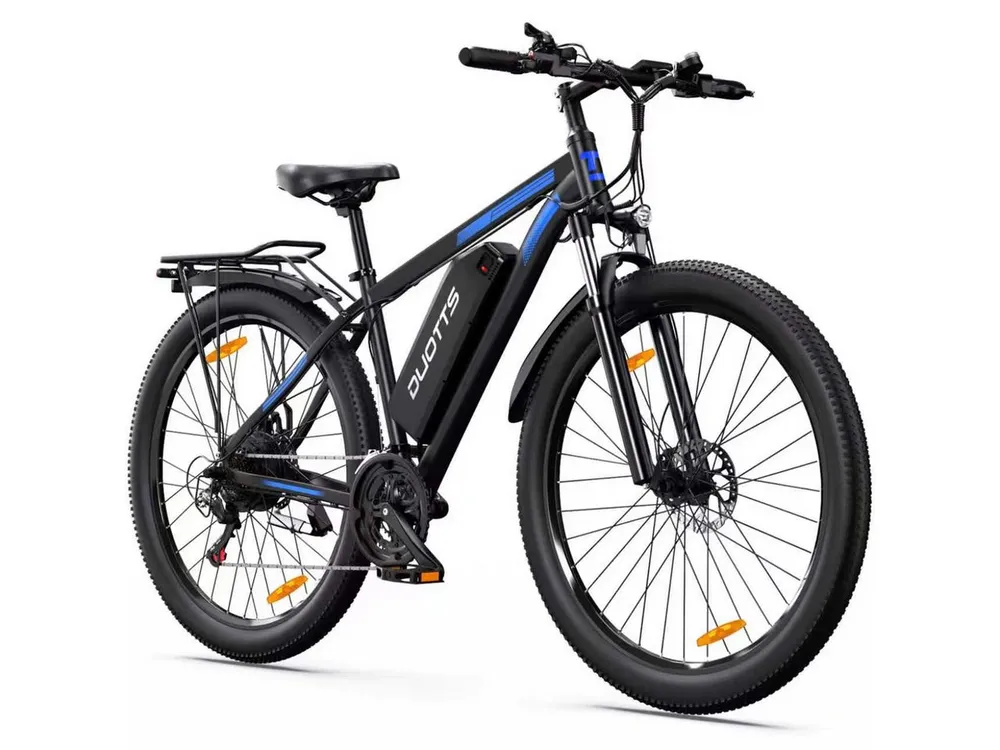 DUOTTS E-Bike Mountainbike 29 Zoll E-Fahrrad Damen u. Herren 720WH Pedelec 48V 15AH 110 km E-MTB, Kettenschaltung, Heckmotor, 720 Wh, (Beleuchtungsset mit Batterieladegerät, Batterieschlüssel, Werkzeug), E-Bikes mit hydraulischen Bremsen, Federgabel & App-Steuerung