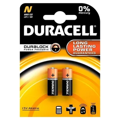 Duracell Alkaline-Batterien E90 LR1 2 Einheiten