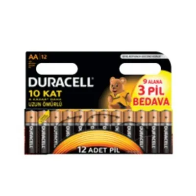 Duracell AA Alkaline Batterie 1,5 V 12 Stück