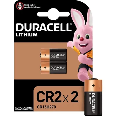 Duracell CR2 2 Lithiumbatterien 3V