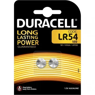 Duracell LR54 2 Lithium-Knopfzellenbatterien