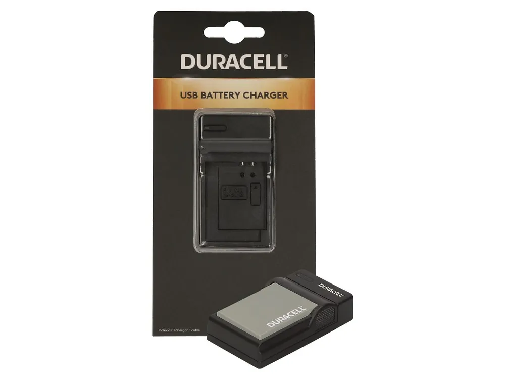 USB-Akku-Lader Duracell DRO5945 für Olympus- und Fujifilm-Kameras