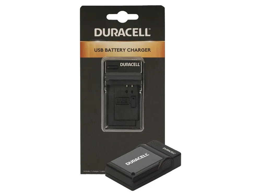 USB-Ladegerät für Akkus Duracell DRP5959 Schwarz für Panasonic