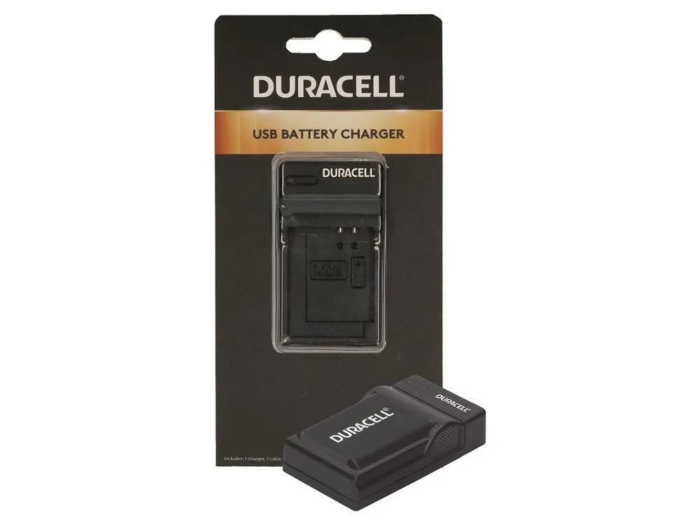Akkuladegerät Duracell DRS5963 USB 5V Sony NP-BX1 Schwarz