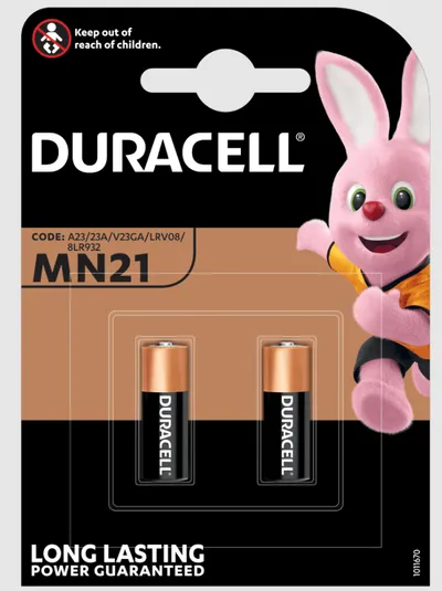 DURACELL Batterie Alkaline, MN21, 12V, Electronics, 2 Stück