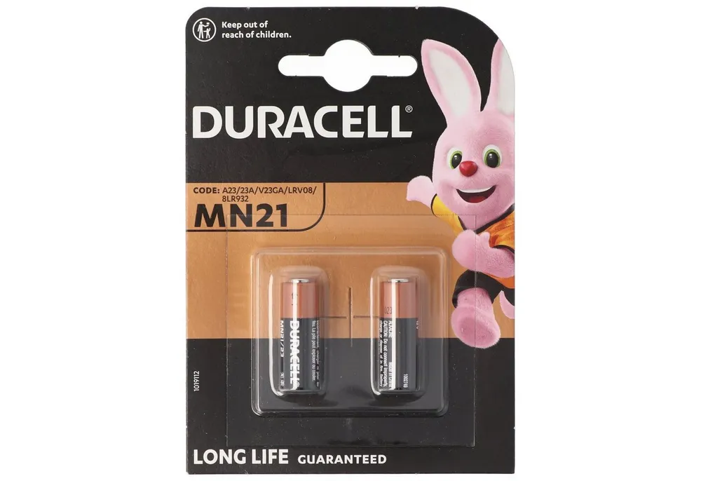 Duracell Duracell MN21 12V Batterie, Varta V23GA, GP23A, K23A, LRV08, E23A Batterie, (12,0 V)