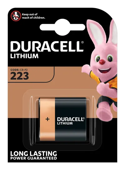 DURACELL Lithium-Batterie CR-P2, 223, 6V, Ultra Photo