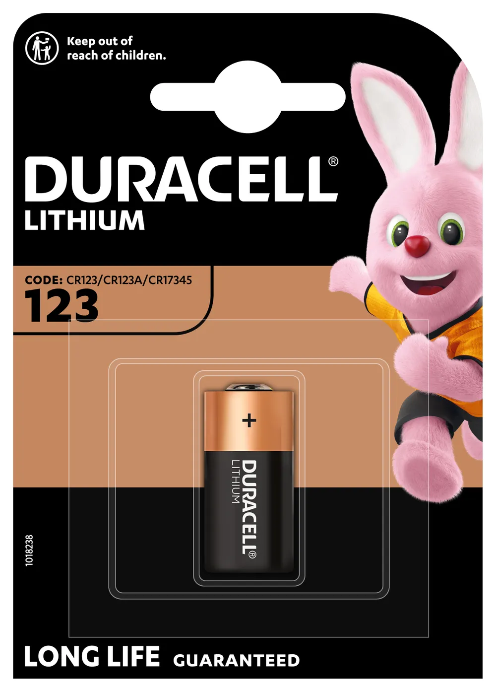 DURACELL Lithium-Batterie CR123A, 3V, Ultra Photo