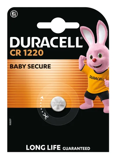 DURACELL Lithium-Knopfzelle CR1220, 3V, Electronics