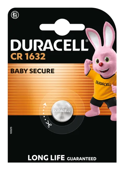 DURACELL Lithium-Knopfzelle CR1632, 3V, Electronics