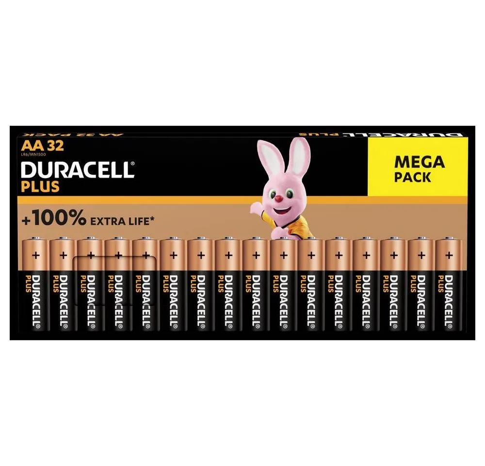 Duracell MN1500 Plus Mignon Plus-AA BP32 Batterie