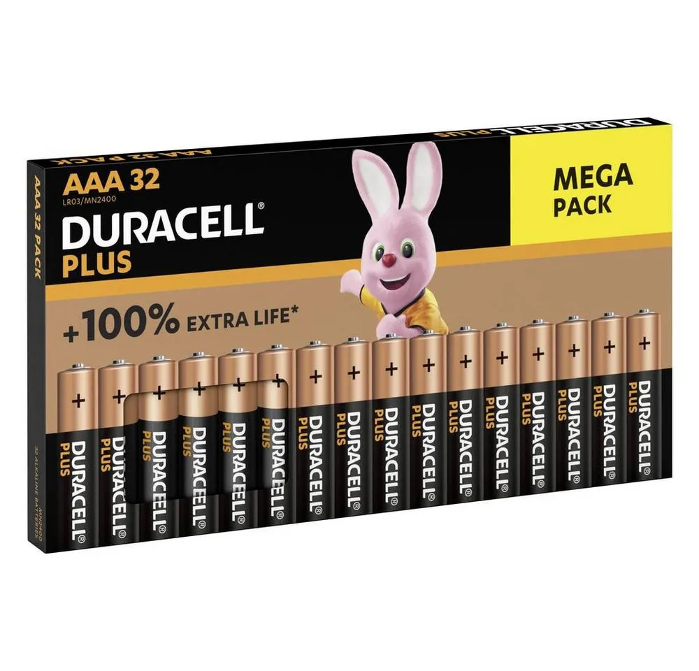 Duracell MN2400 Plus Micro Batterie Plus-AAA BP32 Batterie