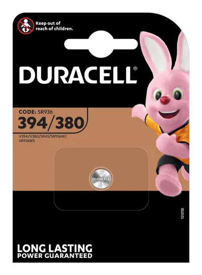 DURACELL Silver Oxide-Knopfzelle SR45, 1.5V, Watch